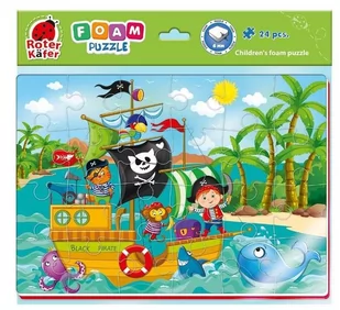 Roter Kafer Piankowe puzzle A4. Zabawne obrazki. Piraci - Roter Kafer - Puzzle - miniaturka - grafika 1