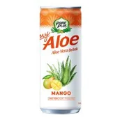 Soki i napoje niegazowane - Pure Plus Napój z aloesem Aloe Vera Drink Mango 240 ml - miniaturka - grafika 1