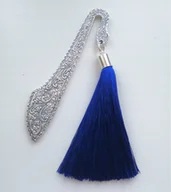 Zakładki do książek - ZAKŁADKA DO KSIĄŻKI CHABROWY CHWOST FRĘDZEL GIFT - miniaturka - grafika 1
