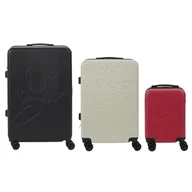 Walizki - Zestaw trzech walizek Multikolor - miniaturka - grafika 1