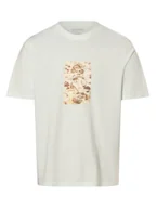 Koszulki męskie - Jack & Jones Koszulka męska - JORLafayette Mężczyźni Bawełna niebieski nadruk, S - miniaturka - grafika 1