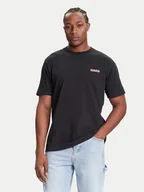 Koszulki męskie - DC T-Shirt Patch It EDYKT03534 Czarny Standard Fit - miniaturka - grafika 1