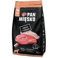 Sucha karma dla psów - Pan Mięsko Karma Sucha Dla Psa Cielęcina Z Indykiem 9kg Chrupki Rozmiar XL - miniaturka - grafika 1
