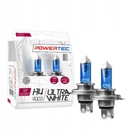 Żarówki samochodowe - Żarówki Powertec 12V 60/55W H4 Ultra White +100% - miniaturka - grafika 1