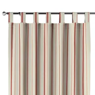 Zasłony - Dekoria Zasłona na szelkach 1 szt. ecru tło czerwone paski 1szt 130 × 260 cm Avinon 310-129-15 - miniaturka - grafika 1