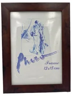 Ramki na zdjęcia - Ramka na zdjęcie 13x18 brązowa - miniaturka - grafika 1
