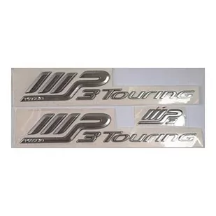 Zestaw dekoracyjny Piaggio zestaw naklejek, MP3 Touring, srebrny, 673874 - Akcesoria motocyklowe - miniaturka - grafika 1