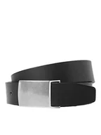 Paski - JACK & JONES Jacfort skórzany pasek męski, czarny, 90 - miniaturka - grafika 1