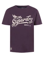Koszulki i topy damskie - Superdry - T-shirt damski, lila - miniaturka - grafika 1