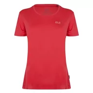 Kurtki damskie - Jack Wolfskin Damska Kurtka Tech T W, Tulipan Czerwony, Xxl - miniaturka - grafika 1
