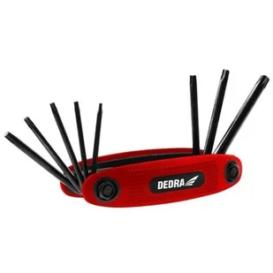 Dedra Zestaw kluczy torx 06F242 8 szt.) - Klucze i nasadki - miniaturka - grafika 1