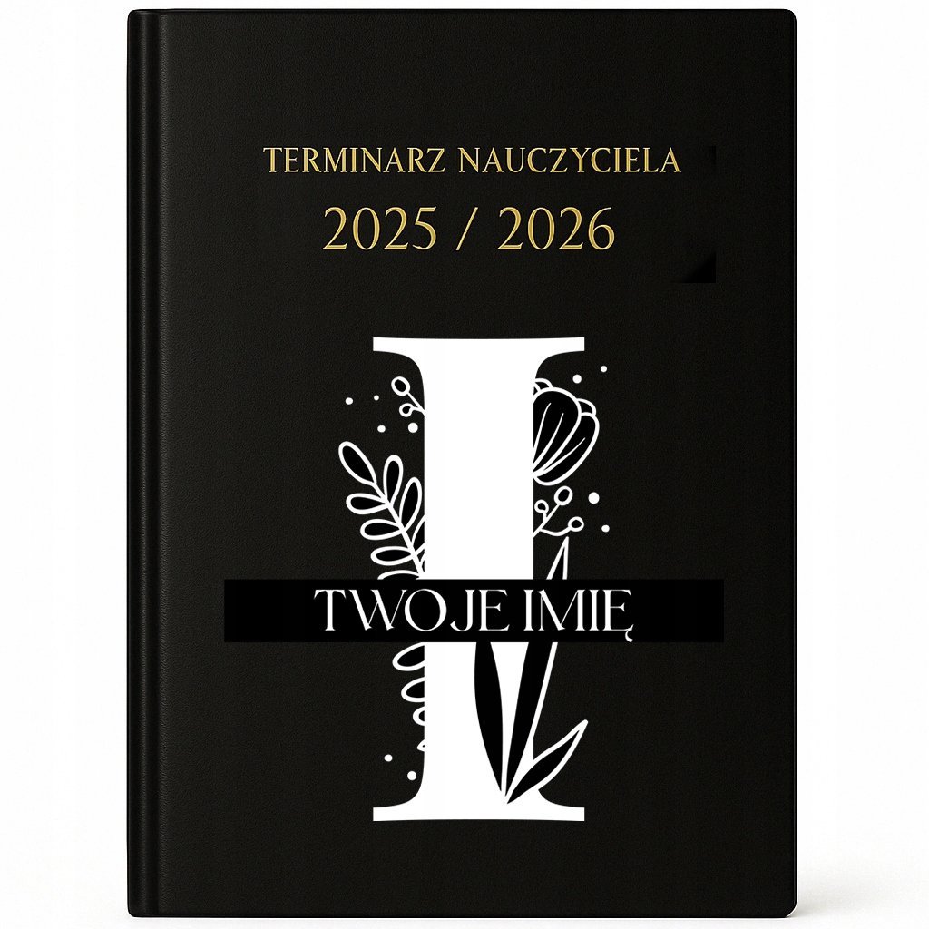 KALENDARZ NAUCZYCIELA A5 25/26 Personalizowany Na Prezent I *TWOJE IMIĘ*