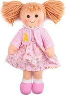 Lalki dla dziewczynek - Lalka Szmacianka Ella 33 cm BJD061 Bigjigs Toys - miniaturka - grafika 1