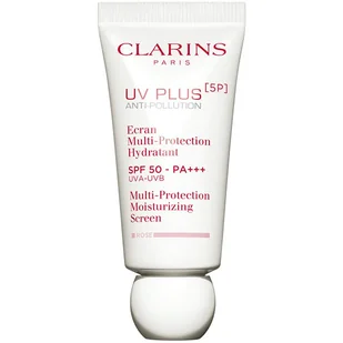 Clarins Uniwersalna emulsja ochronna SPF 50 UV Plus Anti Pollution Multi Protection Moisturizing Screen) 30 Cień Rose) - Balsamy i kremy do opalania - miniaturka - grafika 1