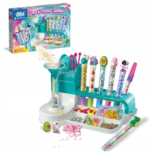 Zestaw Kreatywny Dla Dziewczynki Fabryka Długopisów Dekoracje Brokat Wkłady - Długopisy - miniaturka - grafika 1