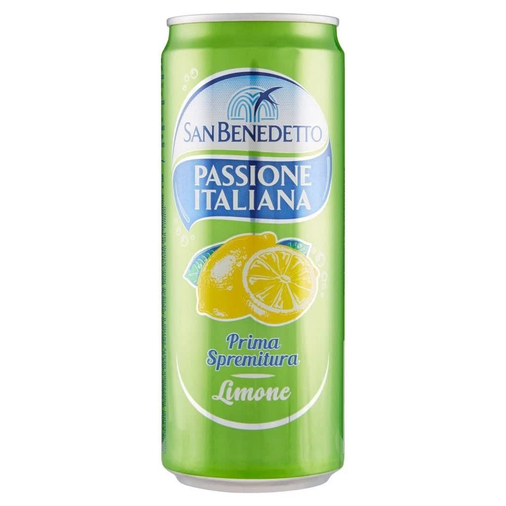Lemoniada cytrynowa Napój gazowany Limone Lattina 330ml - San Benedetto