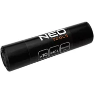 Worki na śmieci - Worki na śmieci NEO TOOLS 15-988 240 L (10 sztuk) Czarny - miniaturka - grafika 1