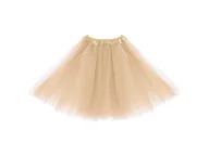Dodatki do strojów karnawałowych - Spódniczka Tutu - beżowa - 40 cm - 1 szt. - miniaturka - grafika 1
