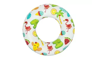 Bestway 51024 Basenik dmuchany Czerwony 1.02m x 25cm - Materace dmuchane i koła do pływania - miniaturka - grafika 1