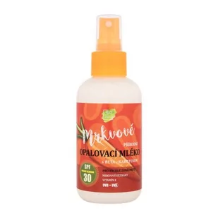 Vivaco Bio Carrot Tanning Milk SPF30 preparat do opalania ciała 150 ml unisex - Balsamy i kremy do opalania - miniaturka - grafika 1