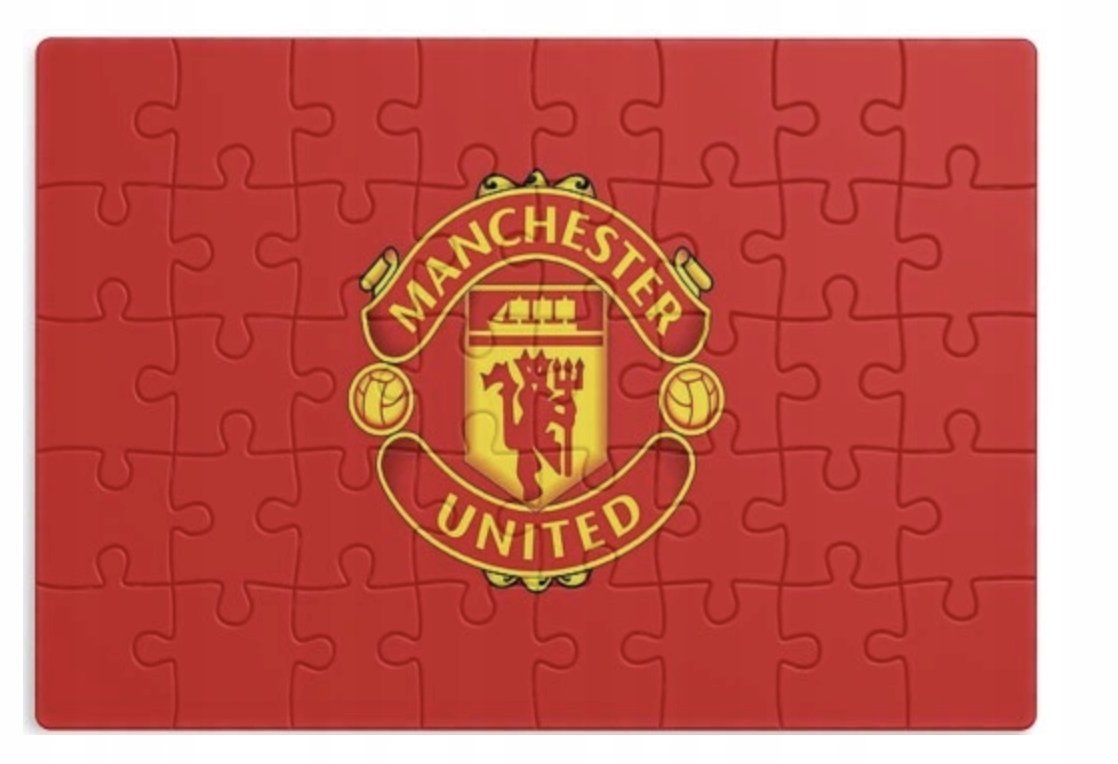 PUZZLE MANCHESTER UNITED PIŁKA A3 252 el z Nadrukiem + IMIĘ #53