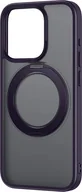 Etui i futerały do telefonów - Baseus SkyRing Magnetyczne etui na telefon z podstawką dla iP 14 Pro Max + szkło pancerne i zestaw czyszczący (fioletowy) - miniaturka - grafika 1