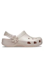 Buty dla dziewczynek - Crocs Klapki Classic Pearl Shine Clog K 212814 Różowy - miniaturka - grafika 1