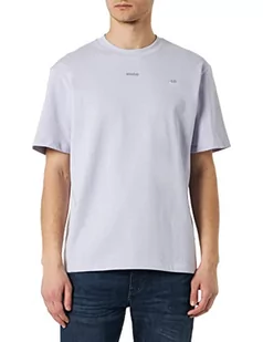 HUGO Dapolino T-shirt męski, Light/Pastel Purple535, S - Koszulki męskie - miniaturka - grafika 1
