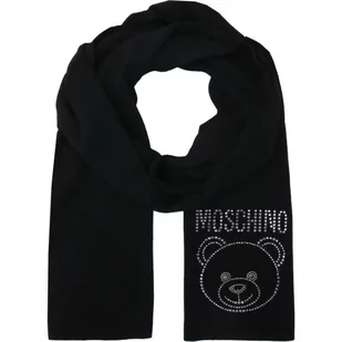 Moschino Wełniany szal - Apaszki i szaliki damskie - miniaturka - grafika 1
