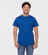 Koszulki męskie - T-shirt z małym haftowanym logo OBUTCH 0875 TRUE BLUE-XXL - miniaturka - grafika 1