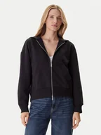 Bluzy damskie - Calvin Klein Bluza LV044C211G Czarny Relaxed Fit - miniaturka - grafika 1