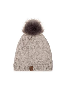 Buff Czapka Knitted & Fleece Hat 123515.014.10.00 Beżowy - Czapki damskie - miniaturka - grafika 1