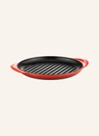 Patelnie - Le Creuset Patelnia Grillowa Tradition rot - miniaturka - grafika 1