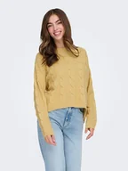 Swetry damskie - ONLY Sweter w kolorze żółtym - miniaturka - grafika 1