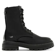 Botki damskie - Botki Mustang 1398-507 Czarny - miniaturka - grafika 1