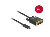 Kable komputerowe i do monitorów - Delock 85321 Adapter z USB Type-C [M] do DVI [M] 24+1 4K 30Hz 2.0M 85321 - miniaturka - grafika 1