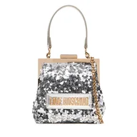 Torebki damskie - Torebka LOVE MOSCHINO JC4146PP0NKK190A Srebrny - miniaturka - grafika 1