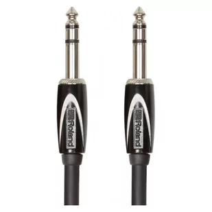 Roland Black Serie kabel połączeniowy stereo wtyk jack 6,3 mm, długość: 1 m RCC-3-TRTR RCC-3-TRTR - Inne akcesoria gitarowe - miniaturka - grafika 1