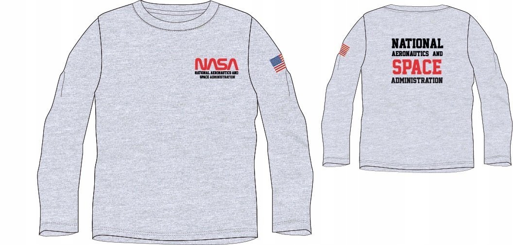 Nasa Bluzka z długim Rękawem T-Shirt 134 / 9A