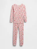 Piżamy dla dziewczynek - GAP Piżama w kolorze jasnoróżowym - miniaturka - grafika 1