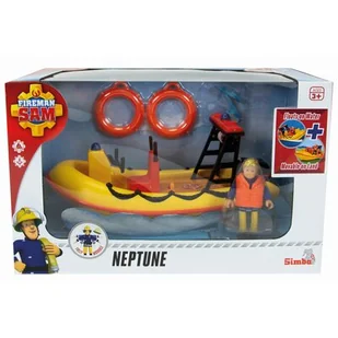 Simba Strażak Sam, łódź ratownicza Neptun, zestaw, 925-1047 - Figurki dla dzieci - miniaturka - grafika 1