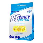 Odżywki białkowe - 6PAK Nutrition 80 Whey Protein 908g / White Chocolate Cherry - miniaturka - grafika 1