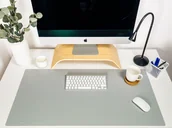 Podkładki na biurko - Mata na biurko jednokolorowa - zielona [Rozmiar: 90 cm x 45 cm]/Accurate - miniaturka - grafika 1