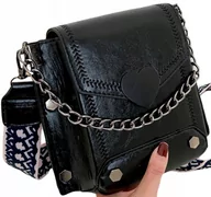 Torebki damskie - Damska Torebka Listonoszka Skórzana Mała Retro - miniaturka - grafika 1