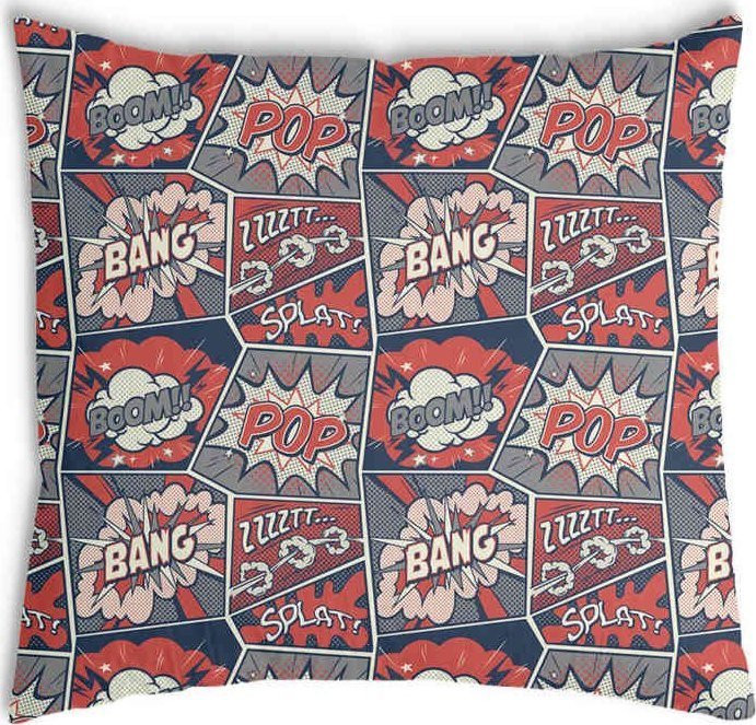 Gravity Poduszka Comic Gravity 40x40 cm Wełna jodłowa