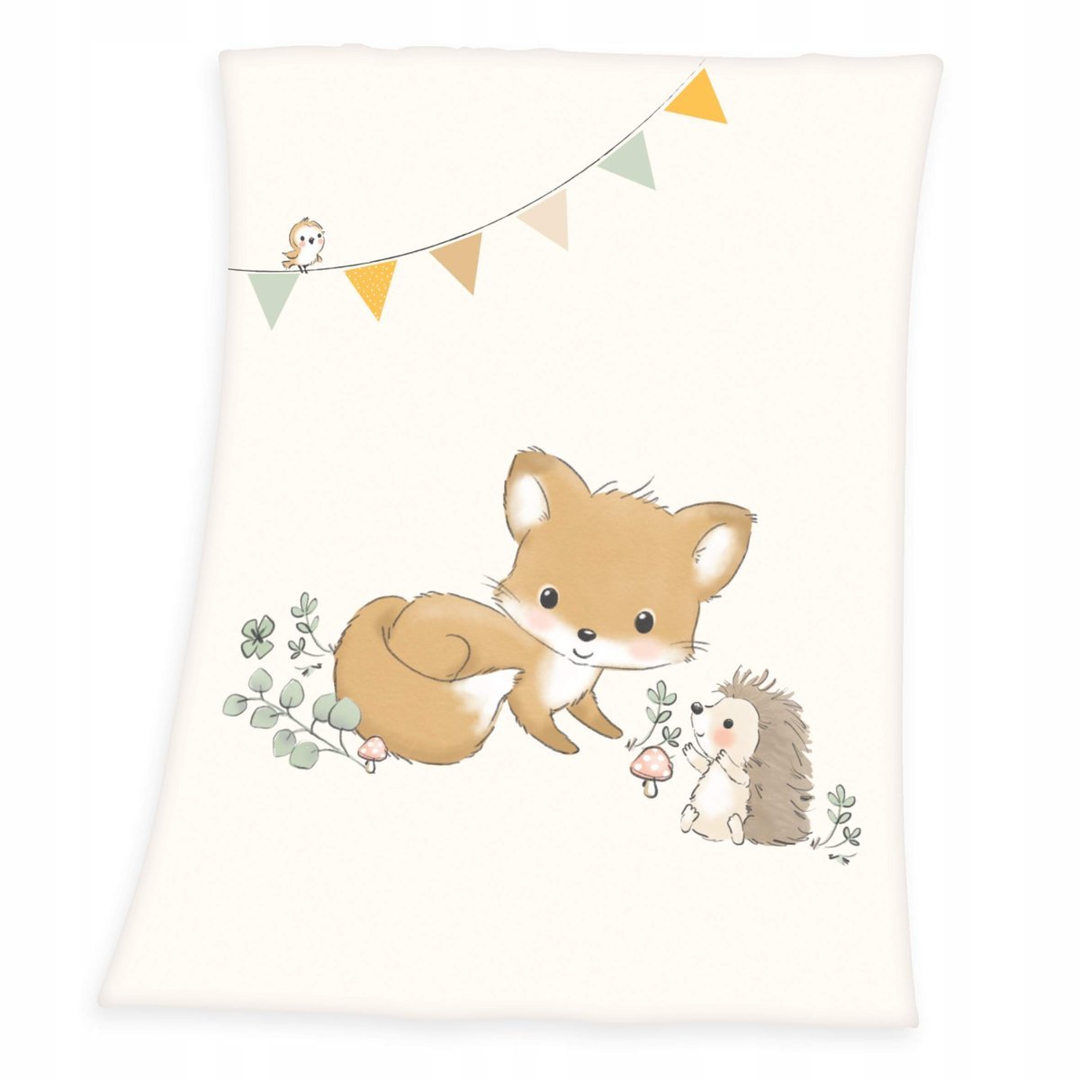 HERDING Baby Kocyk Mikrofibra 75x100cm Niebieski