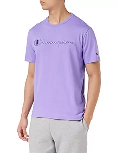 Champion Męski t-shirt Rochester 1919 z logo Crewneck S, odcień lawendy w kolorze (Pau), rozmiar M, Lawenda glina w glinie (Pau), M - Koszulki męskie - miniaturka - grafika 1