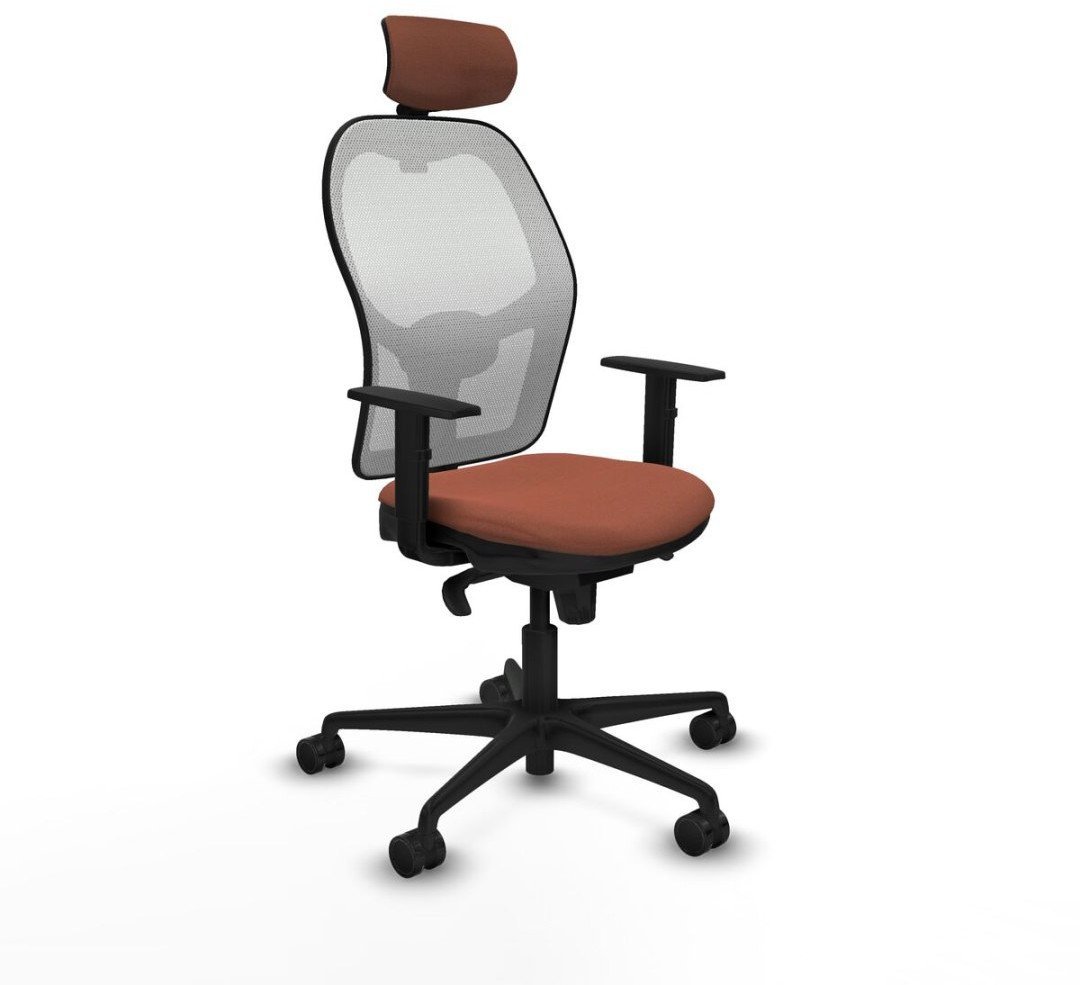 Krzesło Biurowe z Zagłówkiem Piqueras y Crespo 1D036N2 Biały Brązowy