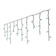 Oświetlenie świąteczne - Lampki zewnętrzne kurtyna 175 LED zimny biały - miniaturka - grafika 1