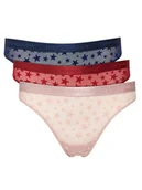 Majtki damskie - Tommy Hilfiger Komplet stringów UW0UW06135 Kolorowy - miniaturka - grafika 1